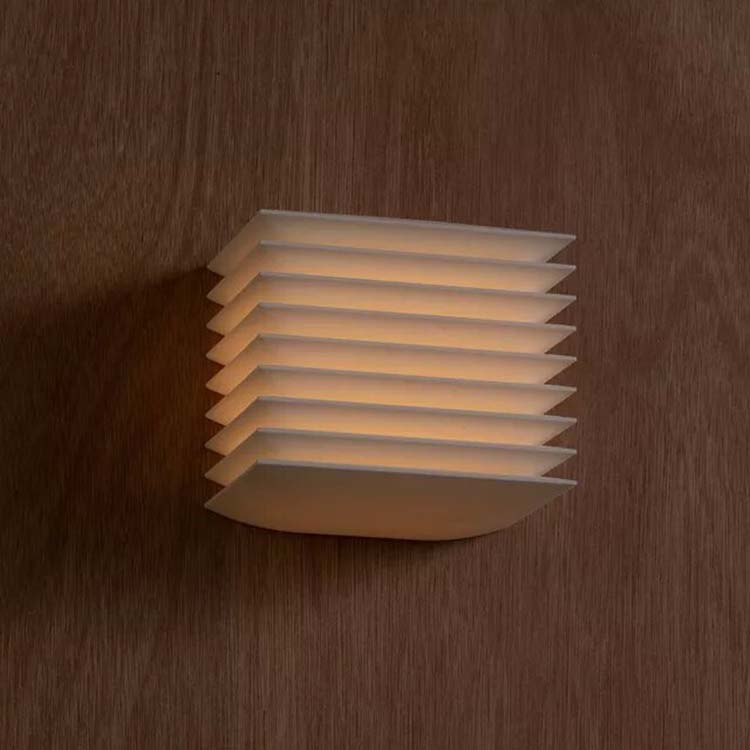 Foyer Lighting Wall Decor - Lampu dinding retro Jepang persegi gaya