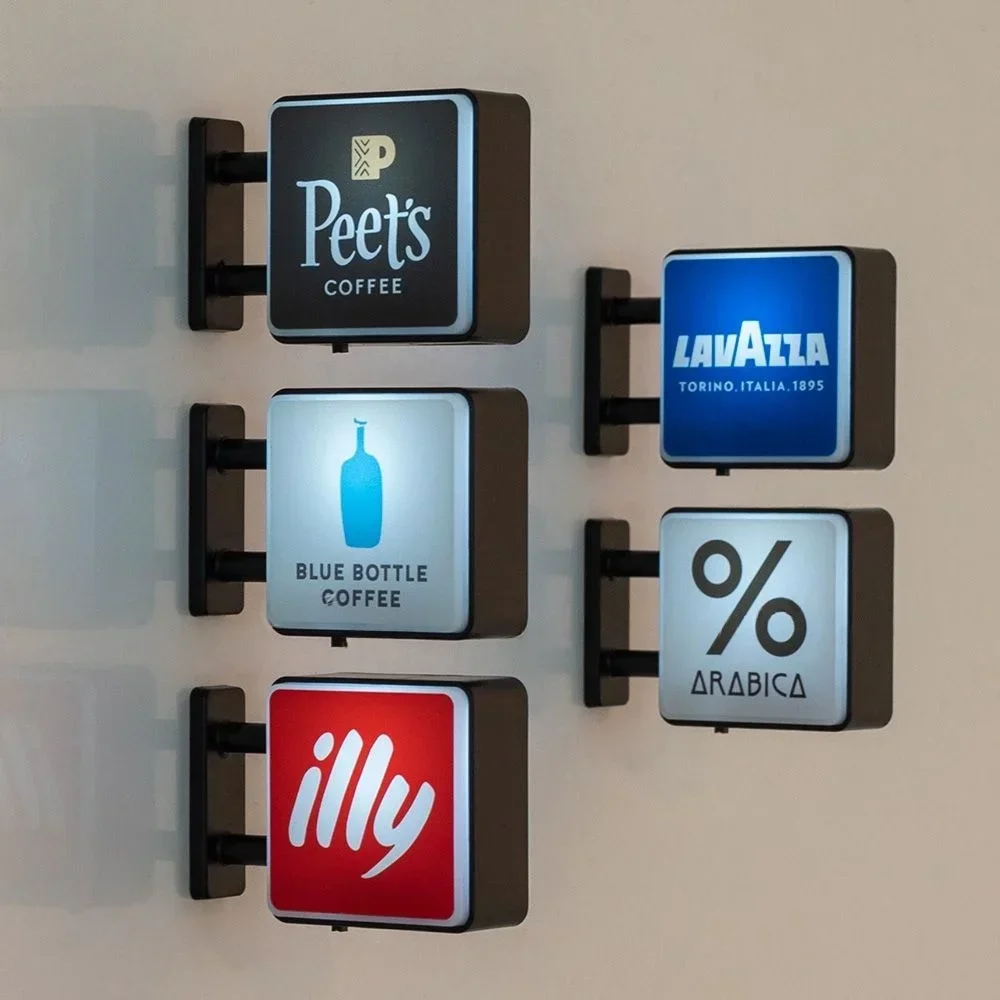 Lighting World Decor - Magnet Kulkas Dekorasi Mesin Kopi Merek