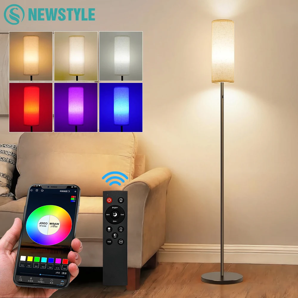 Floor Lamp Tripod - Lampu Lantai Ambient RGBW NEWSTYLE, Pencahayaan