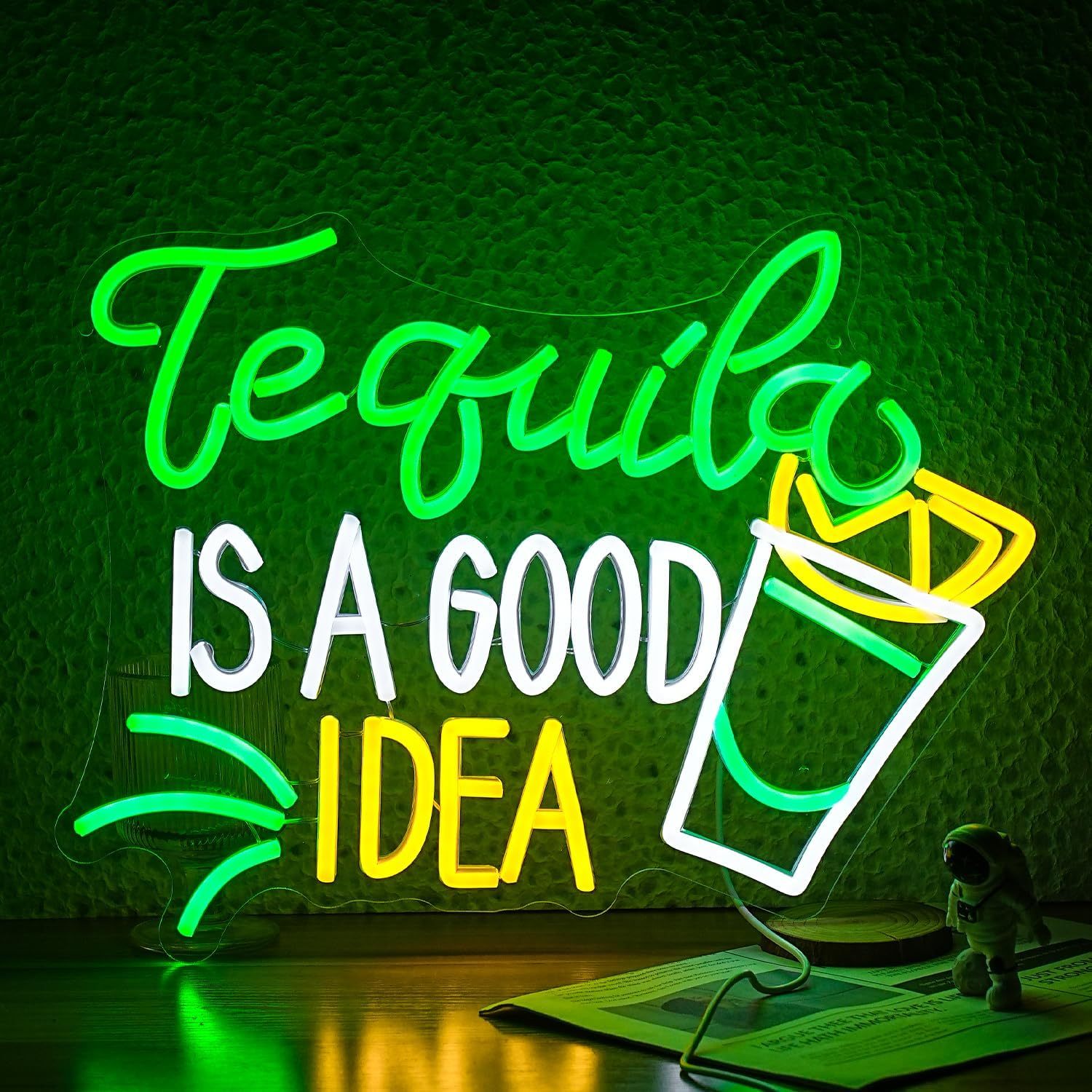 Outdoor Lighting Decor Ideas - Lampu Neon Tequila Is A Good