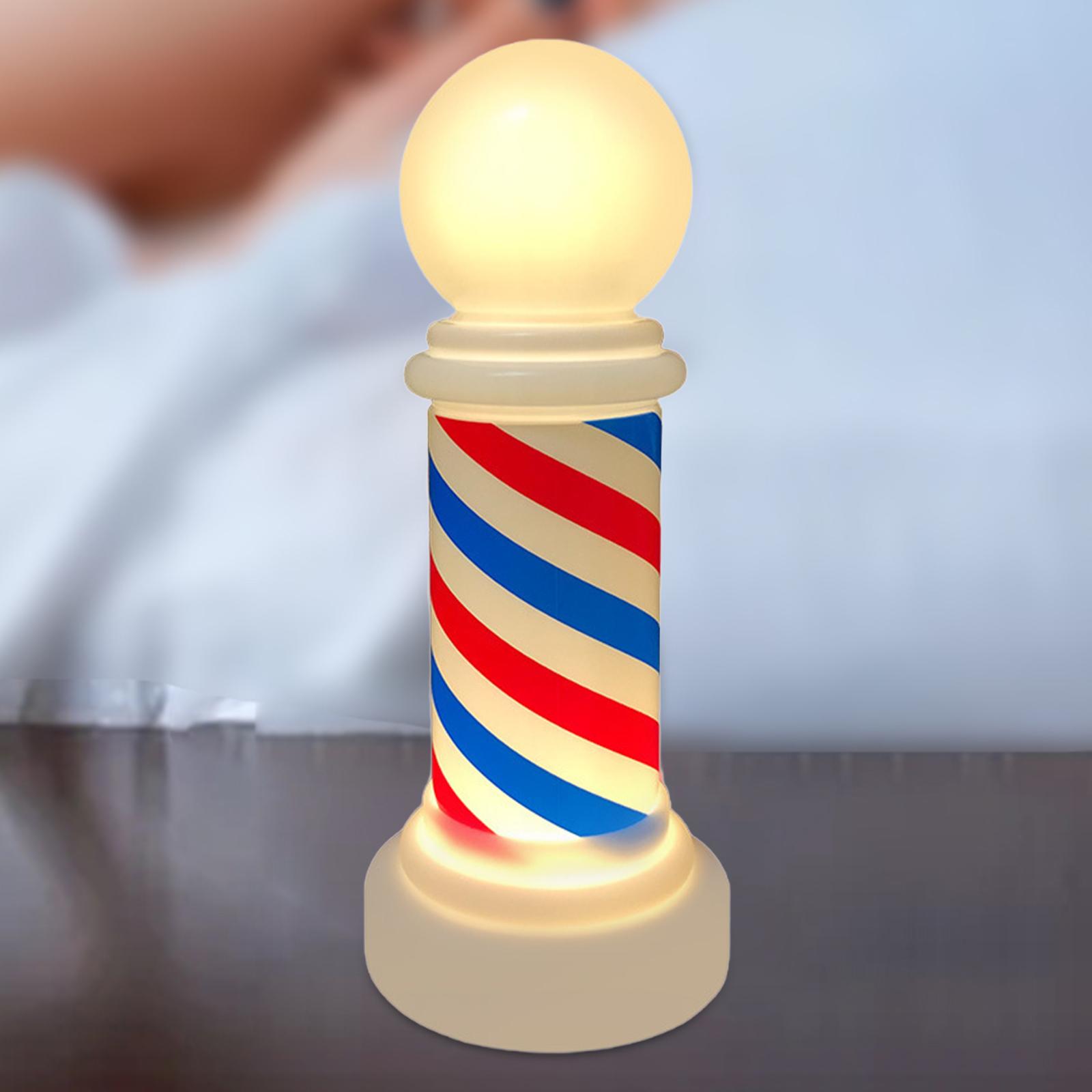 Decor Lighting Solution - Lampu LED Putar Tanda Barber, Perlengkapan