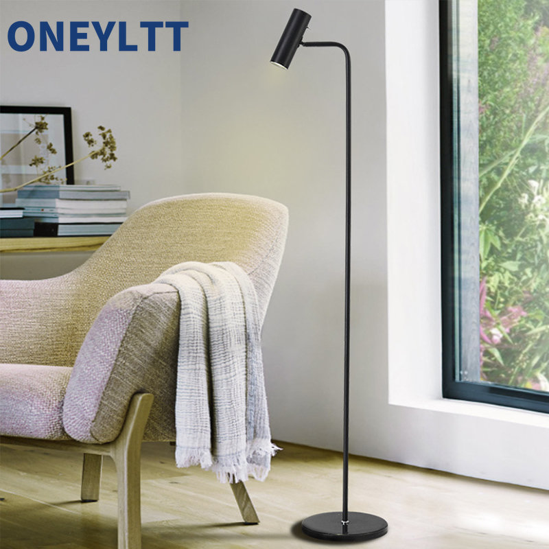 Floor Lamp Tripod - Lampu LED Modern dapat diredupkan, lampu