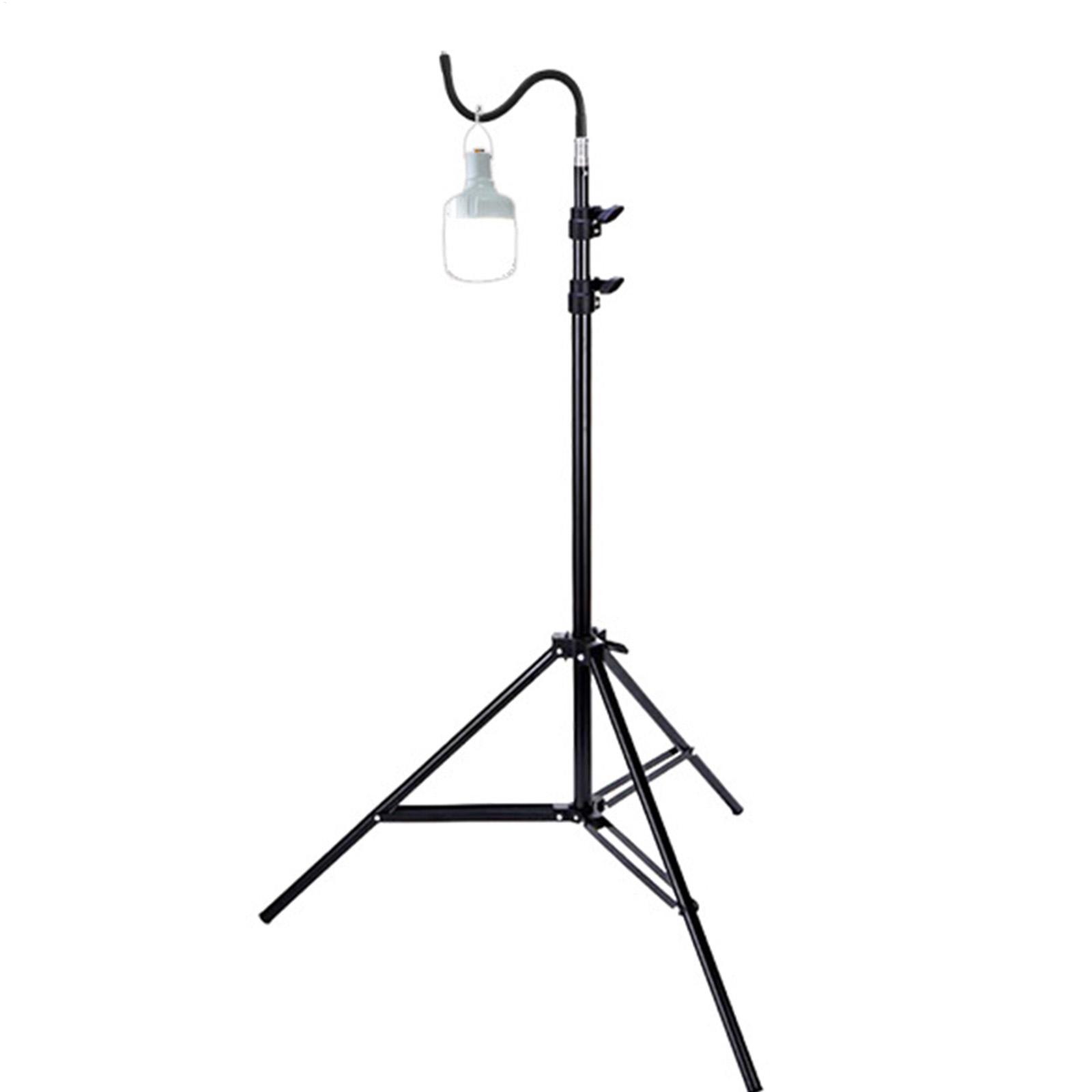 Floor Lamp Tripod - 2m Penyangga Lampu Camping Lipat Teleskopik