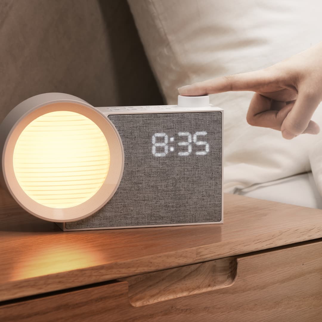 Lighting Table Decor - Jam Alarm LED WILIT dengan Lampu