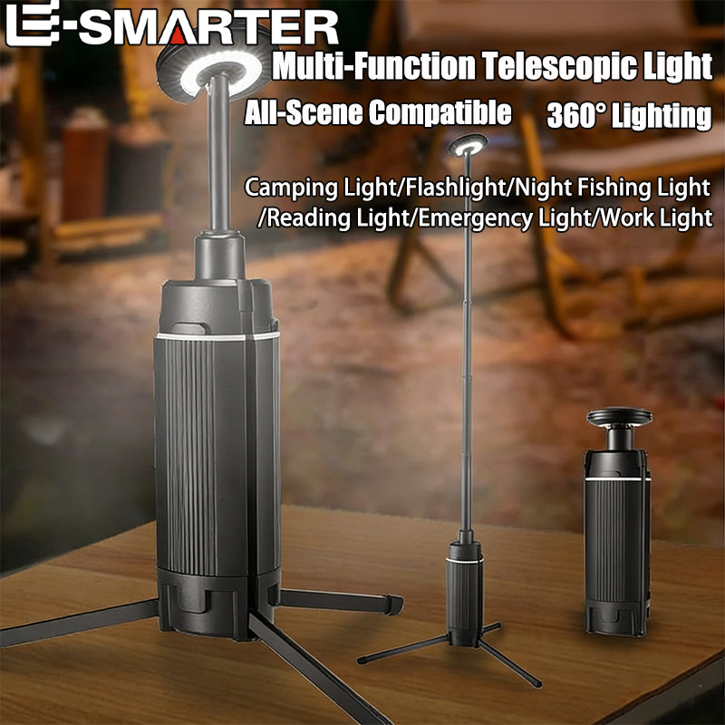 Floor Lamp Tripod - Lampu darurat tenda memancing BBQ luar