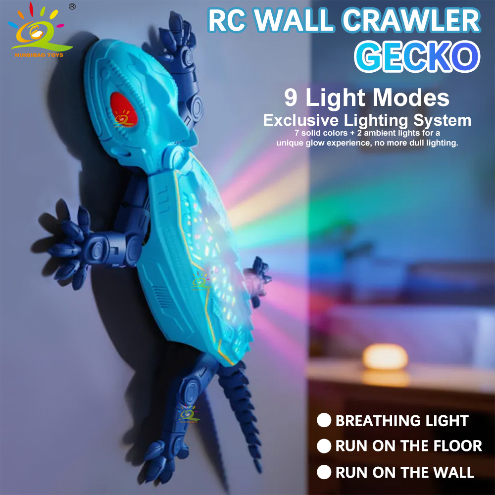 Gecko Lighting & Decor - Mainan Gecko Elektrik RC Dilengkapi Lampu