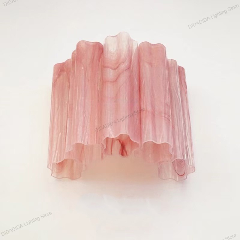 Lampu Dinding Kaca Murano Puti - Foyer Lighting Wall Decor ulasan dan harga