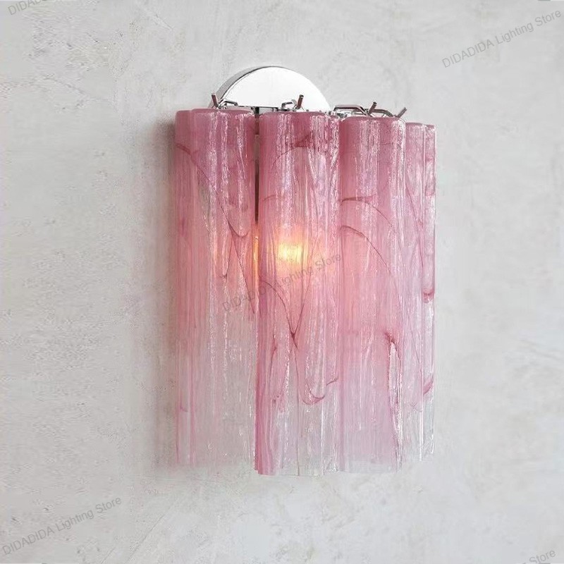 Lampu Dinding Kaca Murano Puti - Foyer Lighting Wall Decor ulasan dan harga