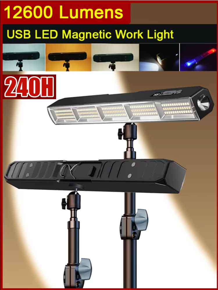 Lampu LED Magnetik Daya Tinggi - Floor Lamp Tripod ulasan dan harga