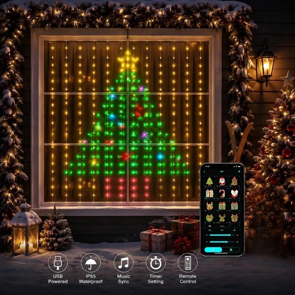 Lampu Hias Natal LED, Lampu Ti - Lighting Decor For Home ulasan dan harga