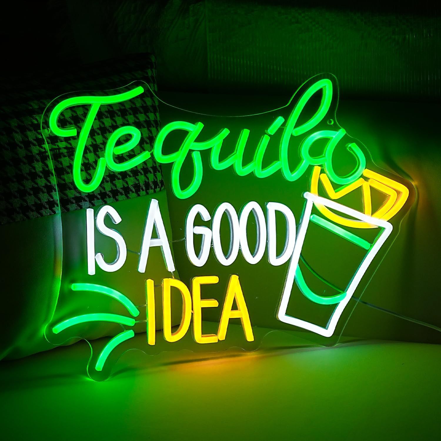 Lampu Neon Tequila Is A Good I - Outdoor Lighting Decor Ideas ulasan dan harga