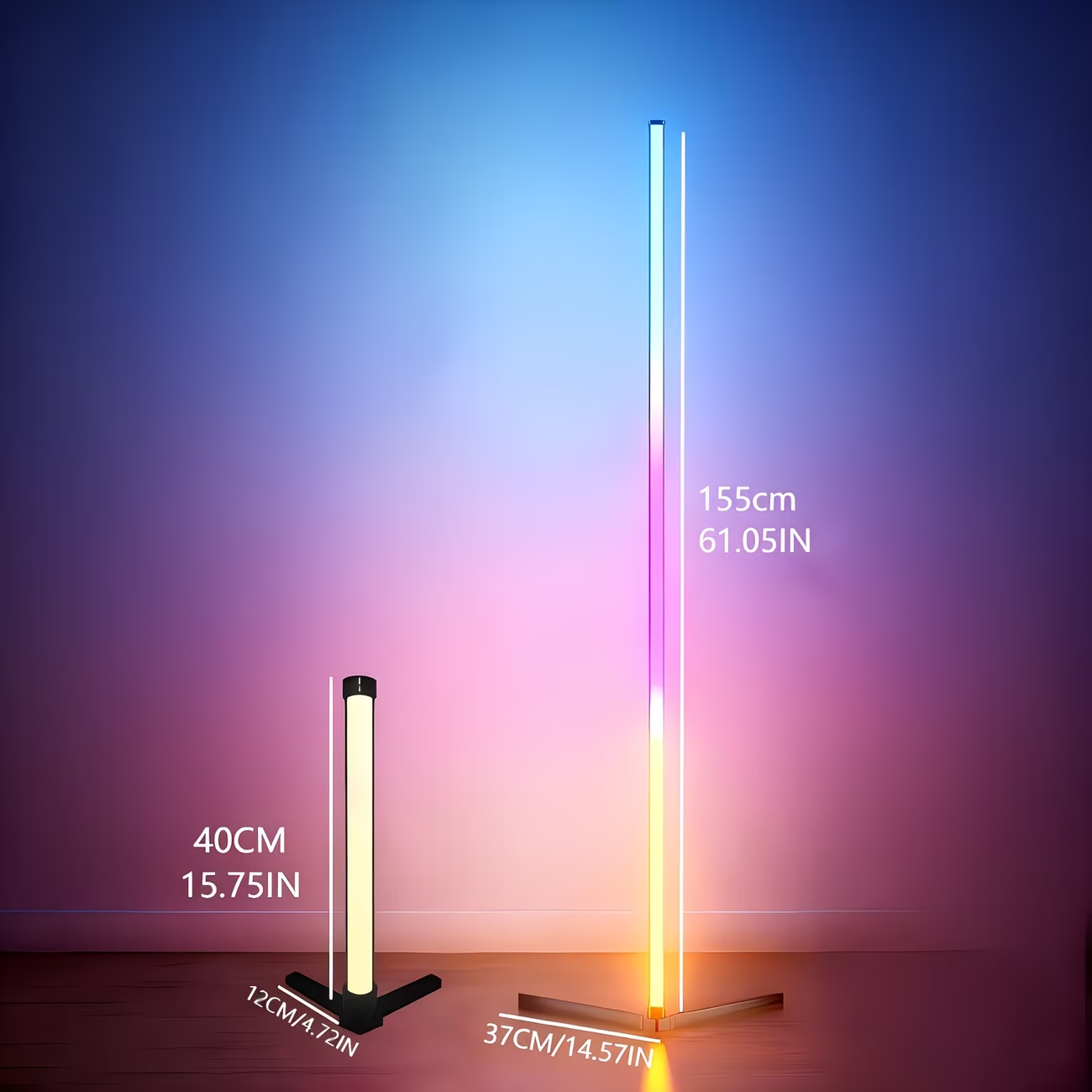 Lampu lantai warna mimpi RGB , - Floor Lamp Tripod ulasan dan harga