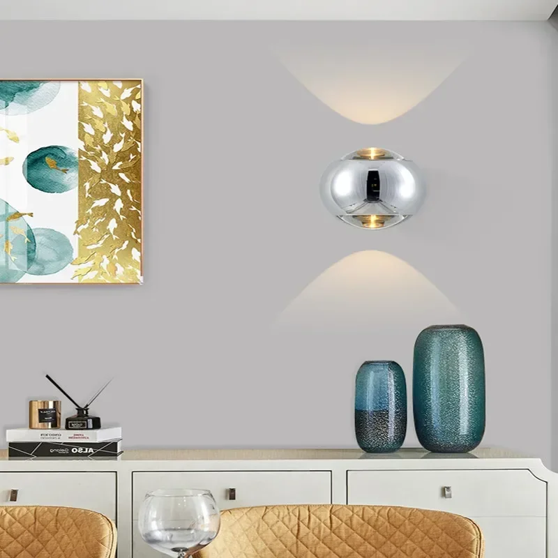 Lampu Dinding LED Kaca Alumini - Foyer Lighting Wall Decor ulasan dan harga