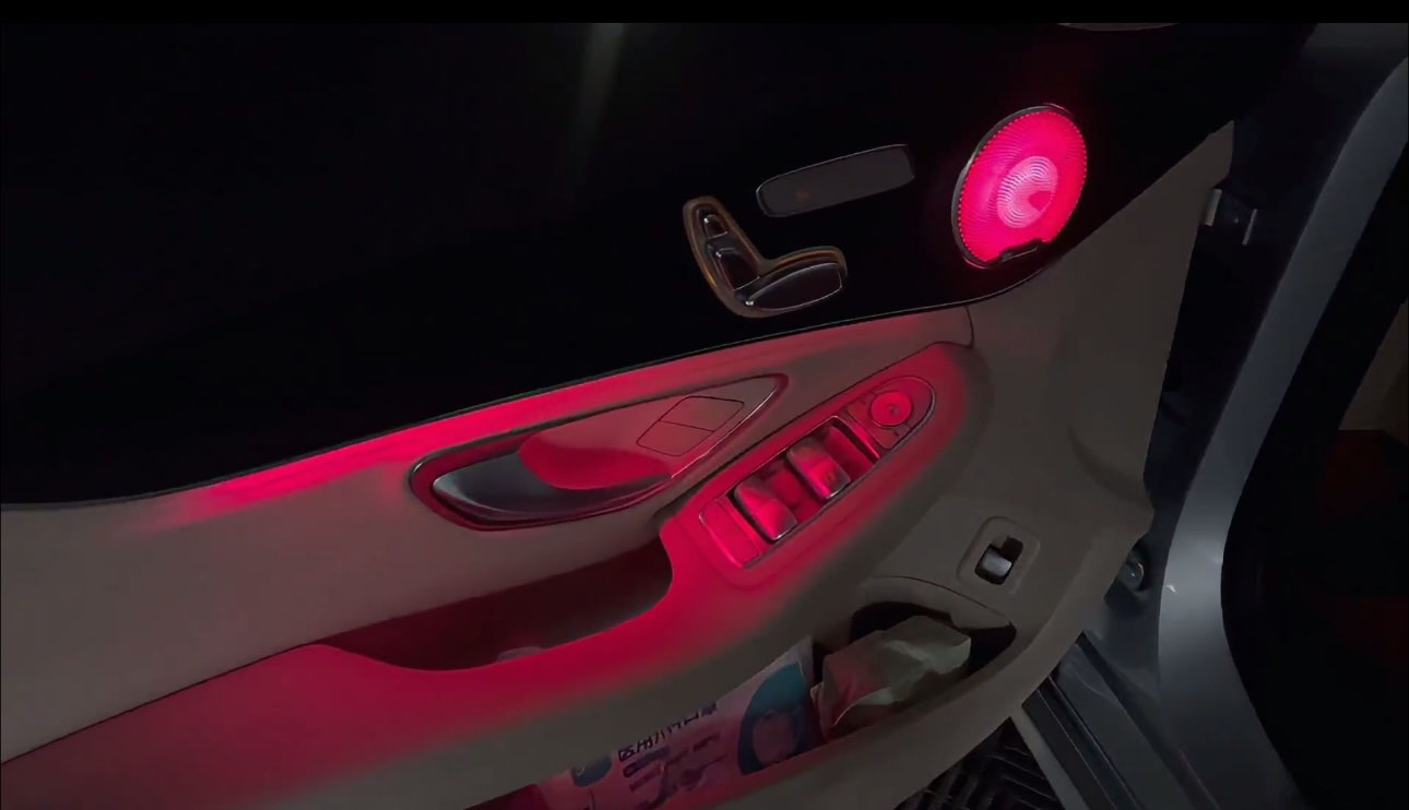 Lampu Ambient Untuk Mercedes-B - Lighting Decor Inc ulasan dan harga