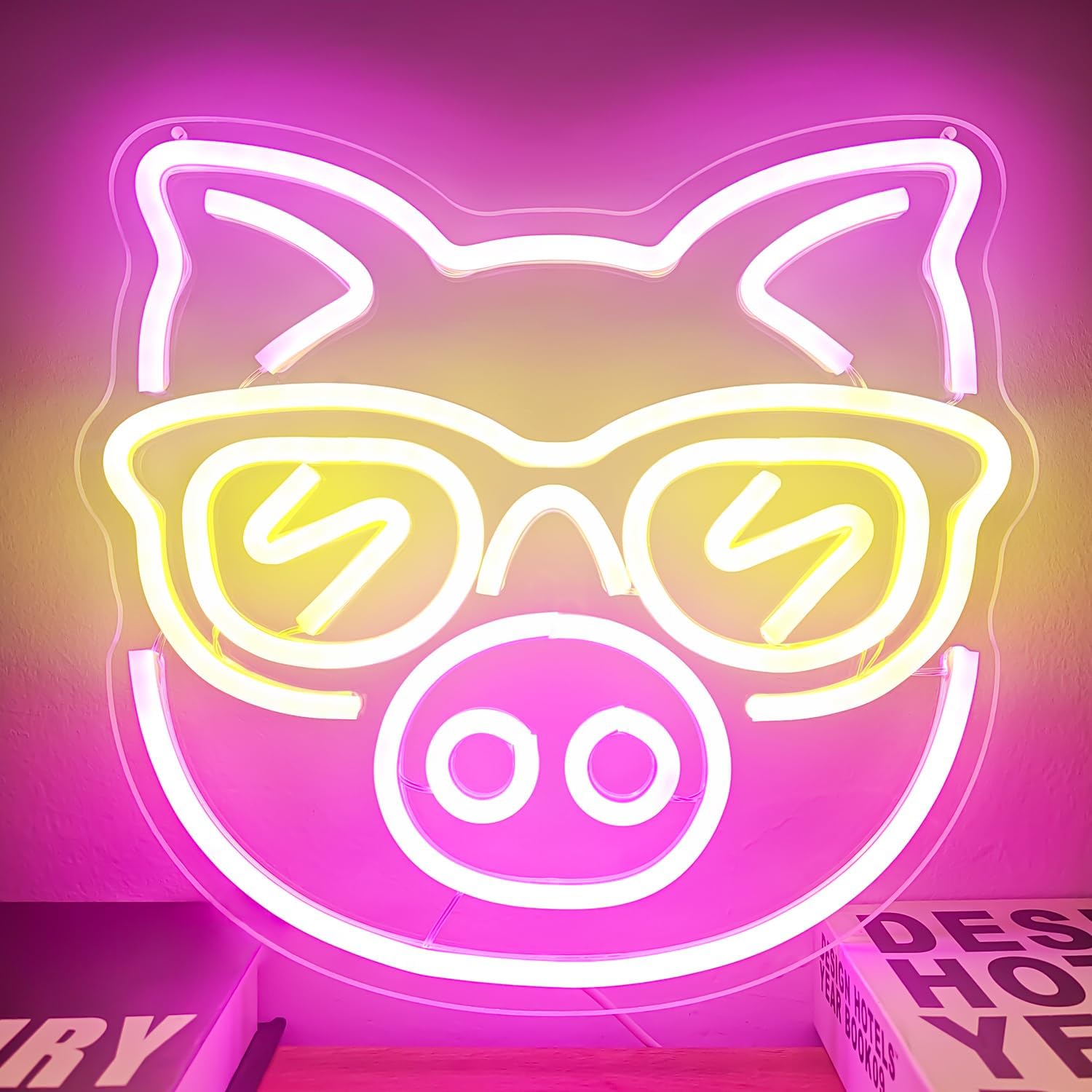 Lampu LED Neon Tanda Babi Mera - Outdoor Lighting Decor Ideas ulasan dan harga
