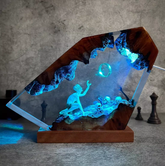 Lampu Resin Dekorasi Ruangan U - Lighting World Decor ulasan dan harga