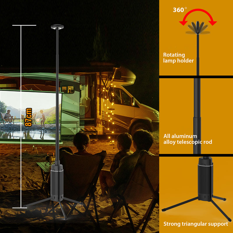 Lampu darurat tenda memancing  - Floor Lamp Tripod ulasan dan harga