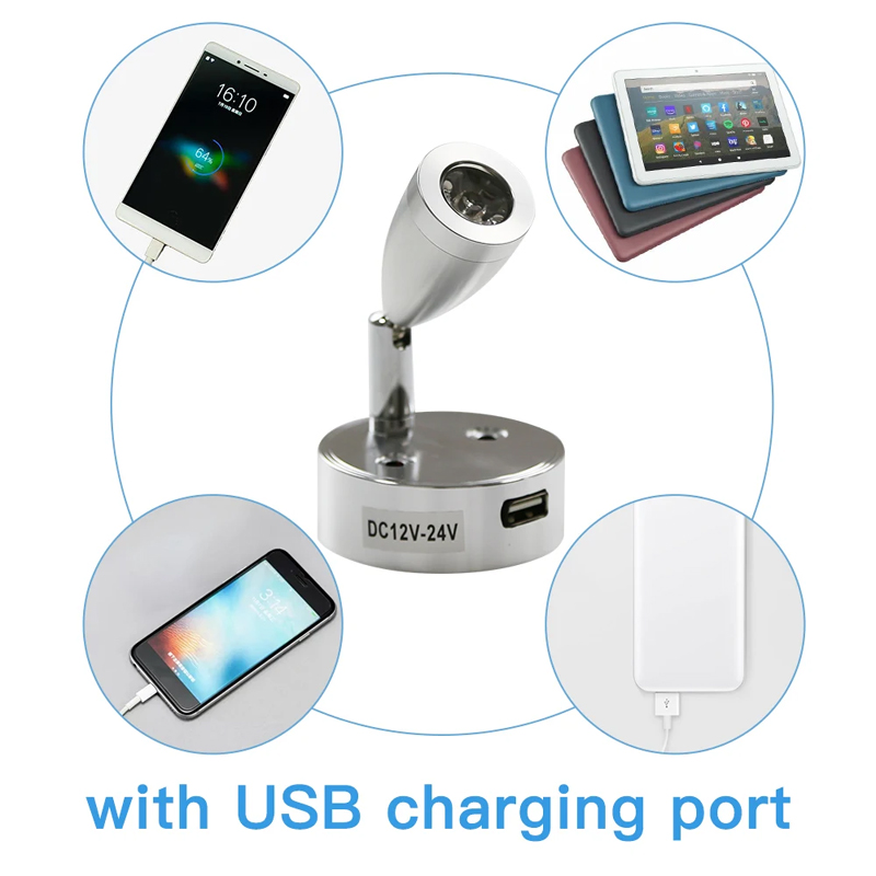 Lampu LED RV USB Lampu Dinding - Foyer Lighting Wall Decor ulasan dan harga