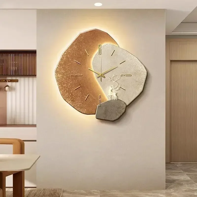 Jam Modern 2025 dengan Jam Des - Foyer Lighting Wall Decor ulasan dan harga
