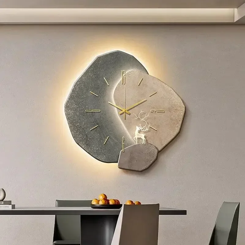 Jam Modern 2025 dengan Jam Des - Foyer Lighting Wall Decor ulasan dan harga