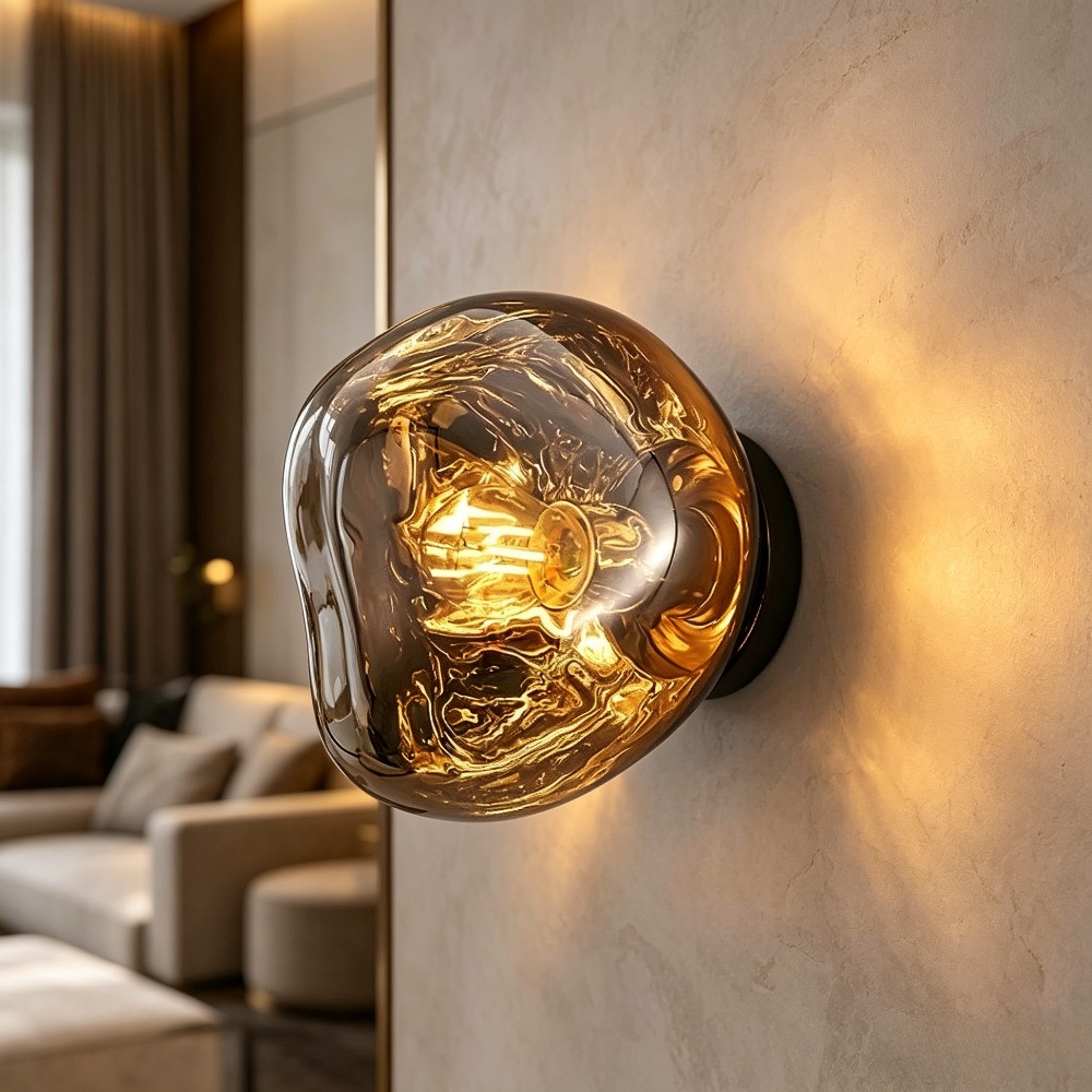 Lampu Dinding Tekstur Kaca Lig - Foyer Lighting Wall Decor ulasan dan harga