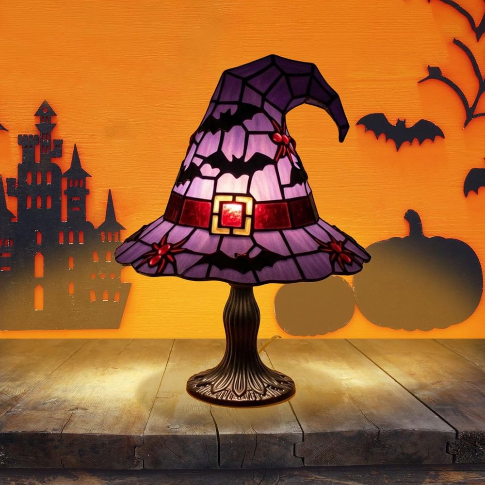 Lampu Topi Penyihir Kaca Patri - Lighting Decoration Stand ulasan dan harga